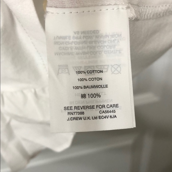 J. Crew Ruffle Front Tank xsmall NWOT - Picture 3 of 3